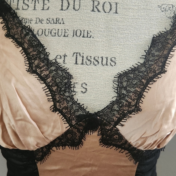 VICTORIA'S SECRET meash/ satin tank top in size S - Picture 2 of 9